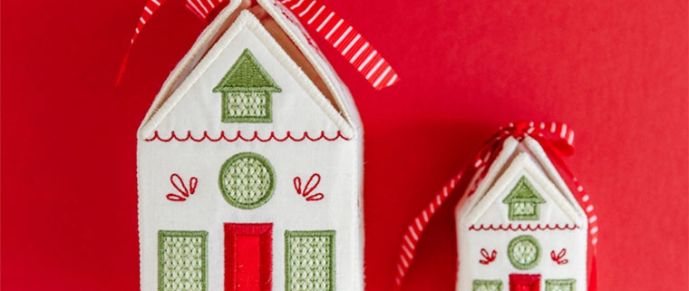 Kimberbell Monthly: Christmas House Gift Box