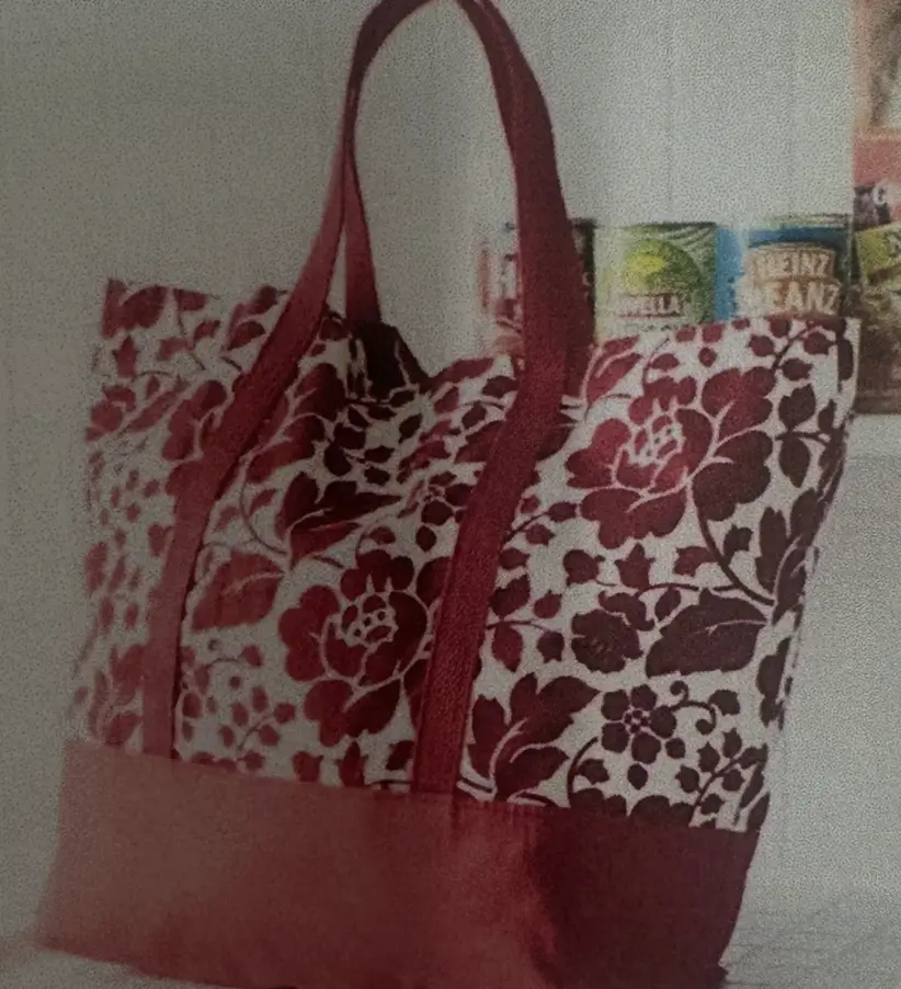 Market Bag with Zipper
